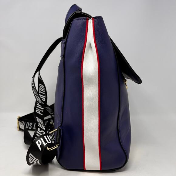 Bioworld My Hero Academia UA High School Blue Faux Leather Backpack Bag Anime - Picture 6 of 16